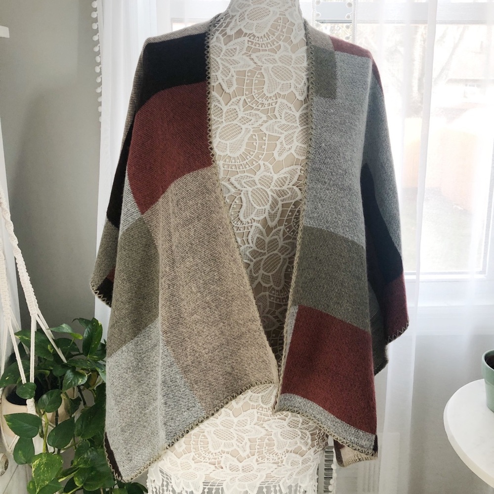 LOFT PONCHO CARDIGAN